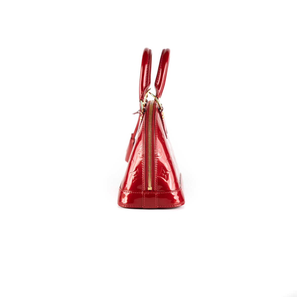 Louis Vuitton Alma BB Patent Red Bag - THE PURSE AFFAIR