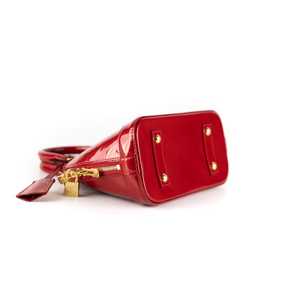 Louis Vuitton Alma BB Red - THE PURSE AFFAIR