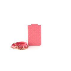 Chanel Lambskin Pink Phone holder