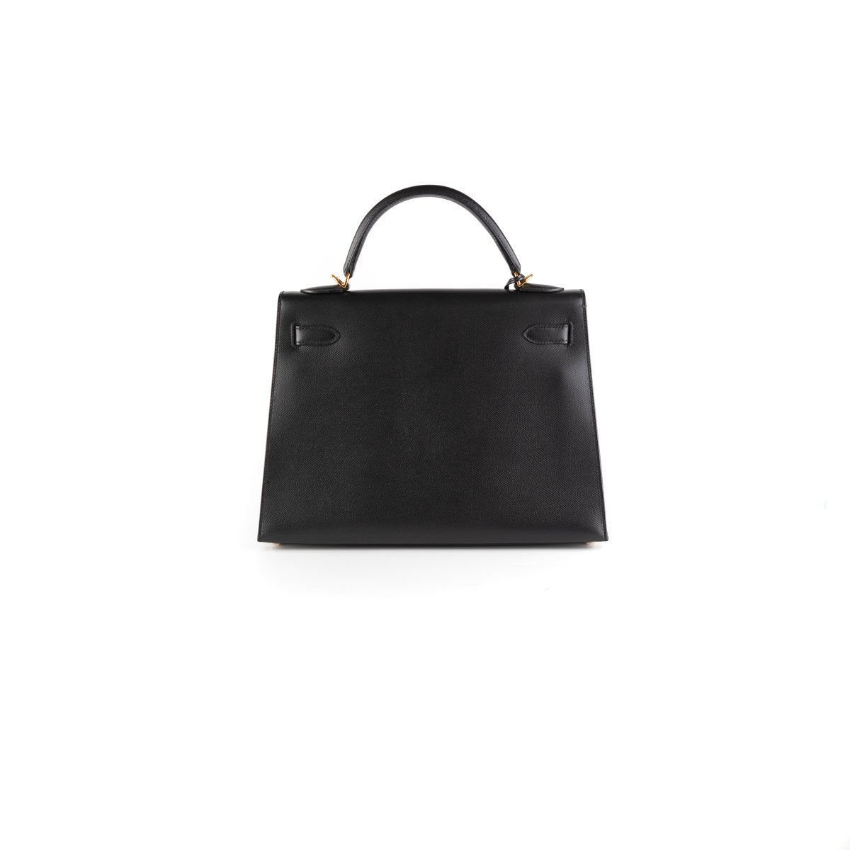 HERMES Kelly 32 Outside Sewing Square E Y2001 Box Black - 01376