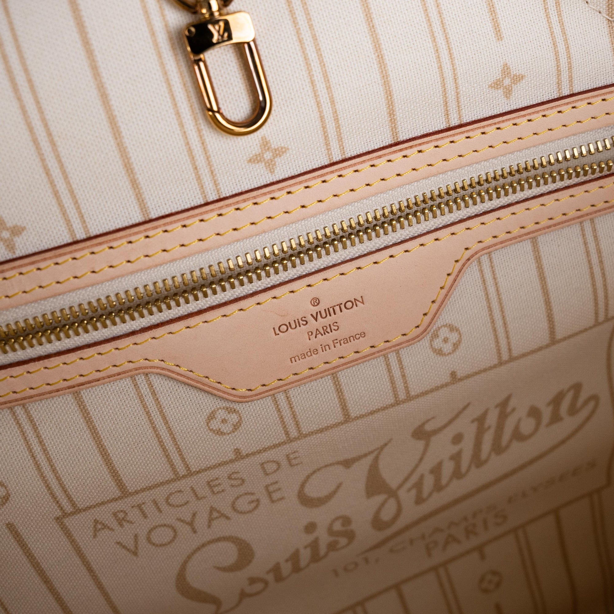 Louis Vuitton Neverfull MM Damier Ebene Rose Ballerine Interior - THE PURSE  AFFAIR