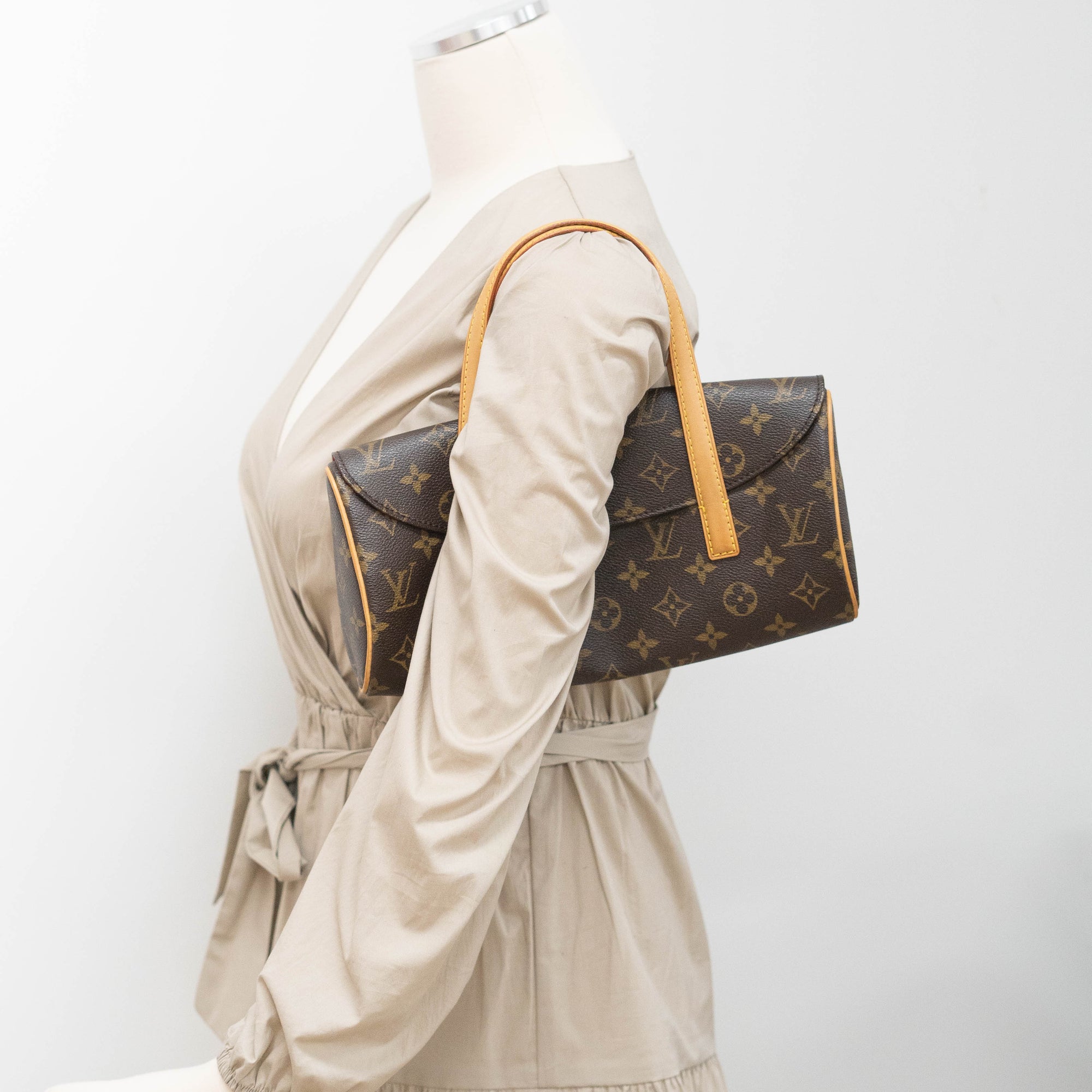 Louis Vuitton Monogram Sonatine M51902 Brown Cloth ref.1013140 - Joli Closet