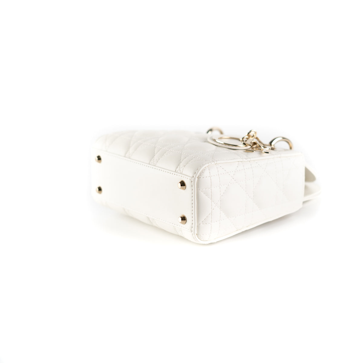 Dior Lady Dior Mini White Bag White March 2020 - THE PURSE AFFAIR