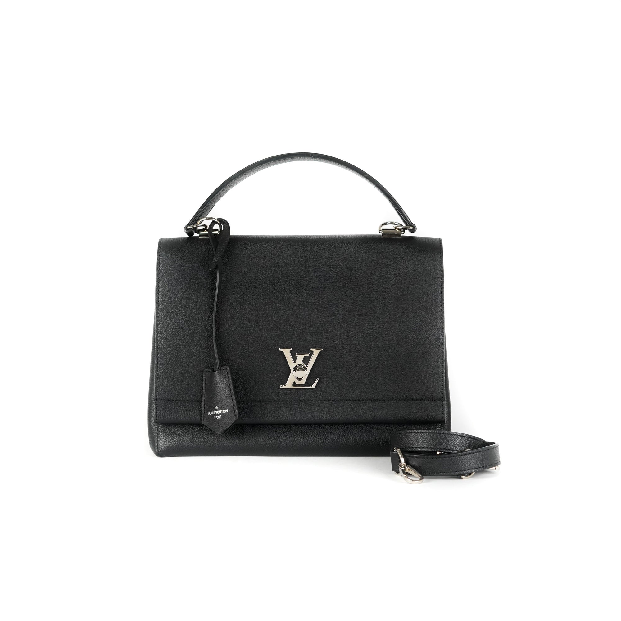 Louis Vuitton Lock Me Pochette Chain Black - THE PURSE AFFAIR