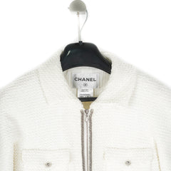Chanel Short Jacket White 38