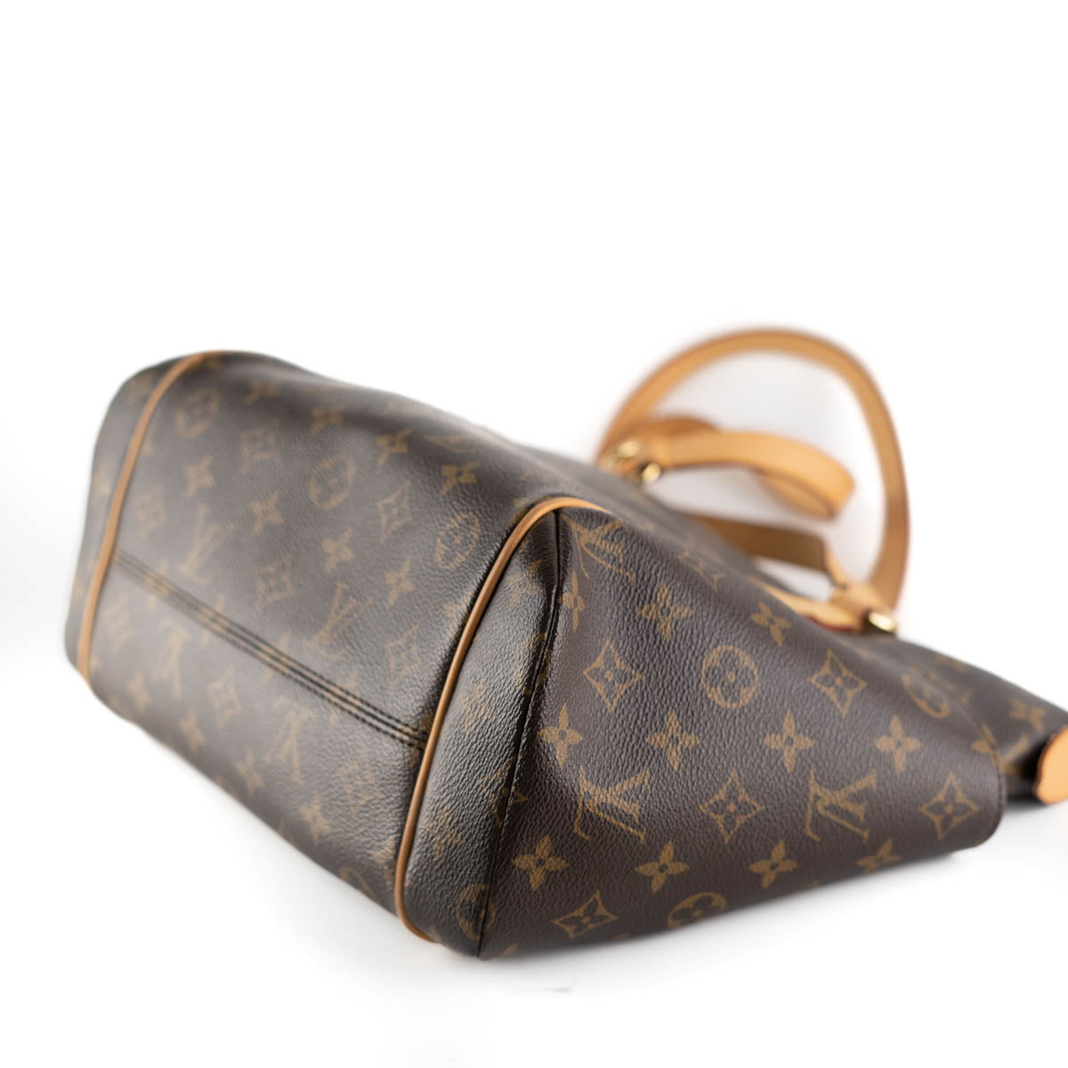 Louis Vuitton LOUIS VUITTON sack plastic PM handbag monogram canvas M45848