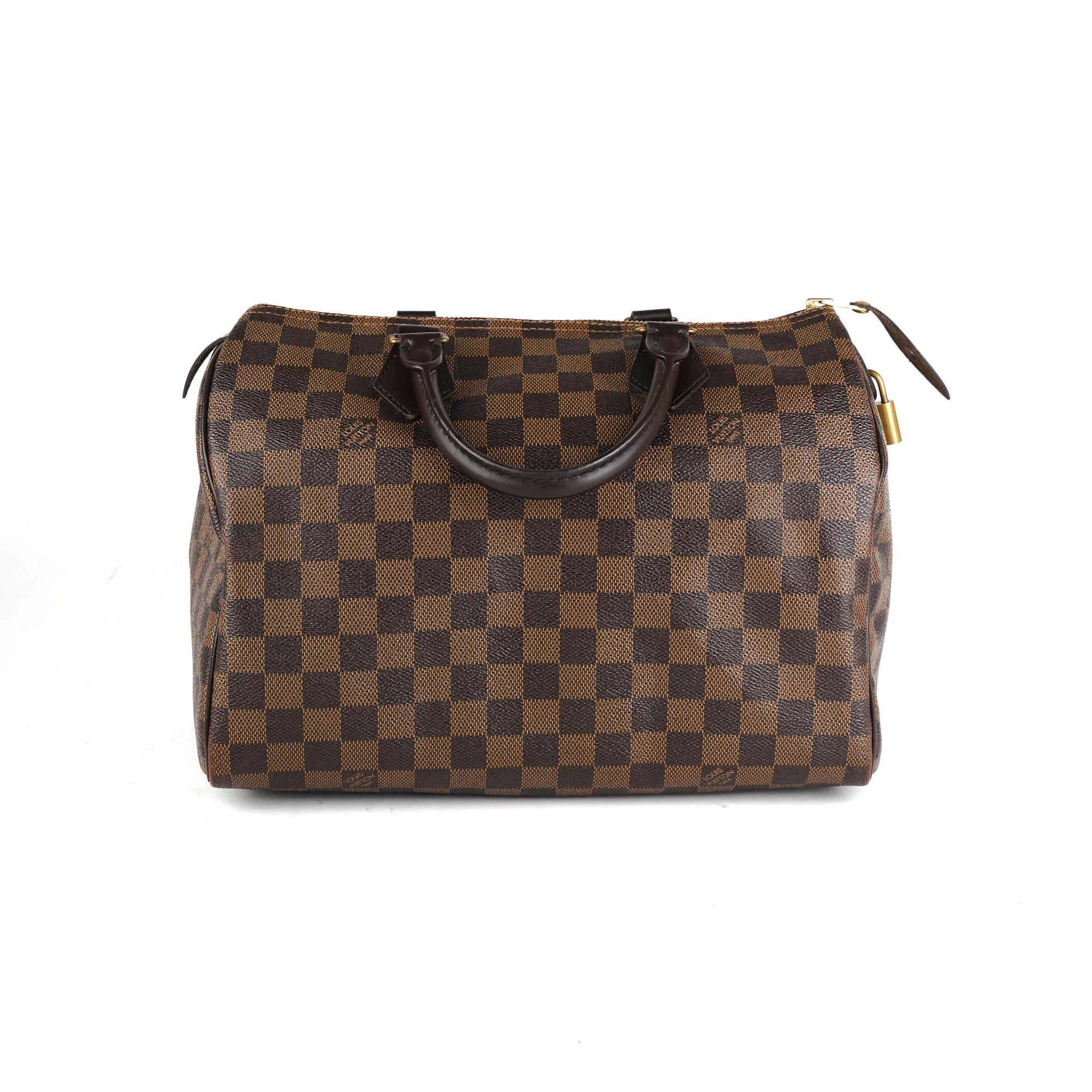 Authenticated used Louis Vuitton Louis Vuitton Handbag Damier Facet 2013 Collection Speedy Cube mm M48905 Beige Ladies, Adult Unisex, Size: (HxWxD)