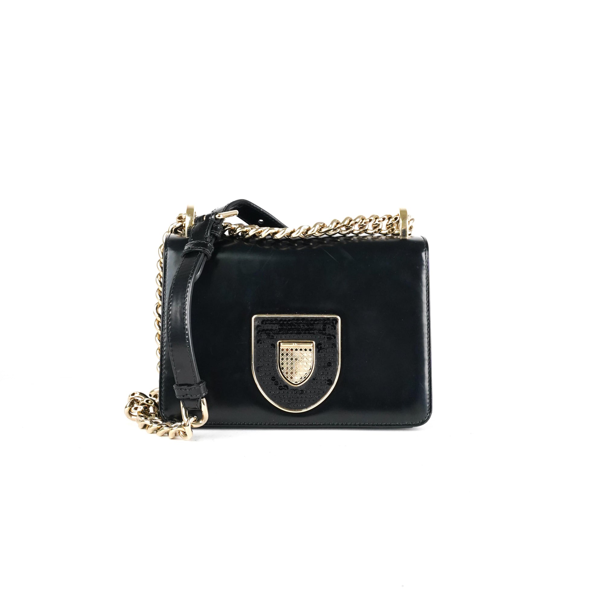 Dior Diorama Gold Small Crossbody Bag - THE PURSE AFFAIR