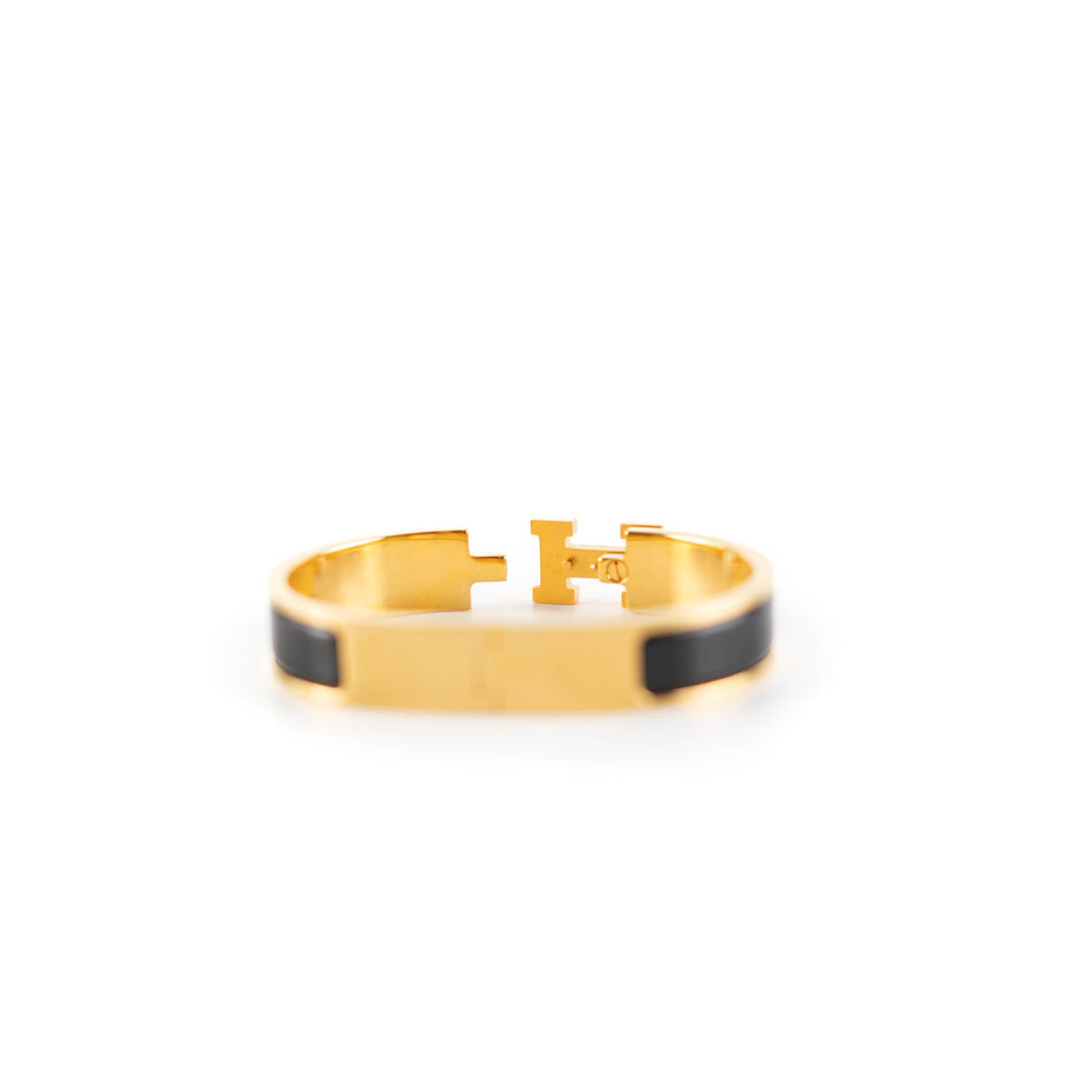Hermes Clic H Bracelet, Black, 【Inventory Required Check】 PM