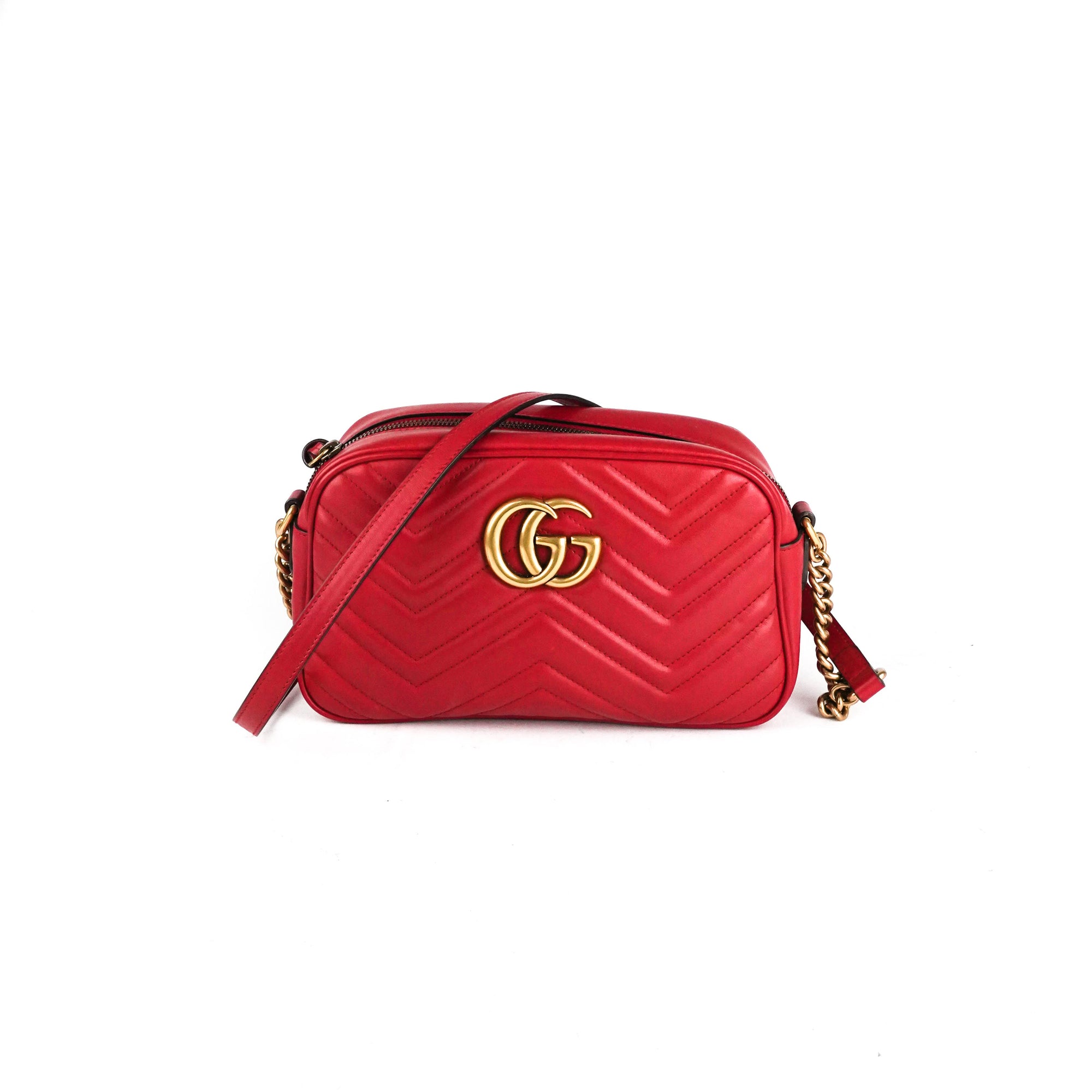 GG Marmont red camera-bag