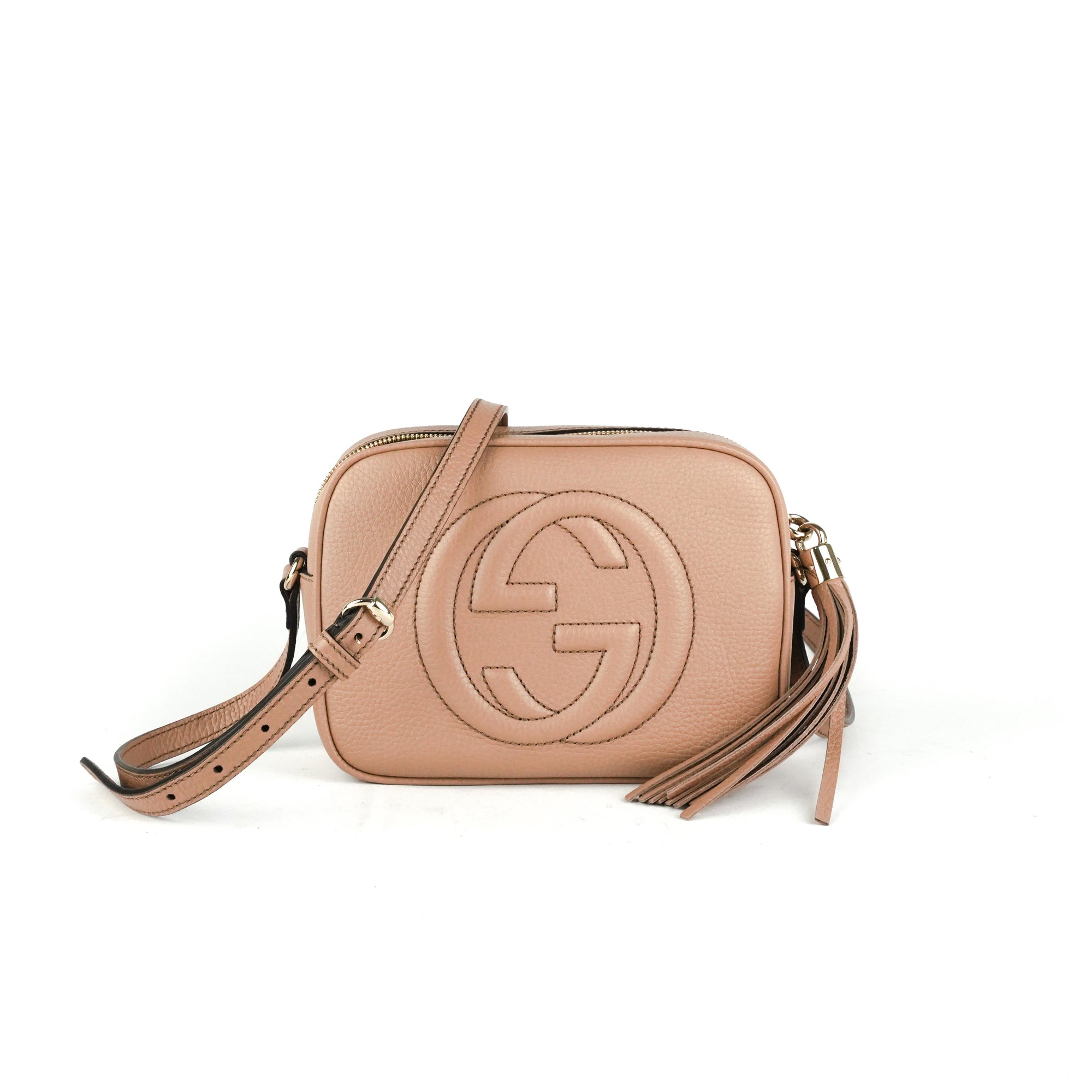 Gucci Soho Disco Bag Beige - THE PURSE AFFAIR