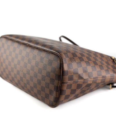 Louis Vuitton Neverfull MM Damier Ebene Bags Handbags Purse N41358:  Handbags: .com