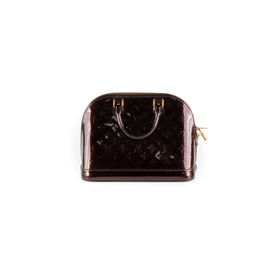 Louis Vuitton Alma BB Vernis Brown - THE PURSE AFFAIR