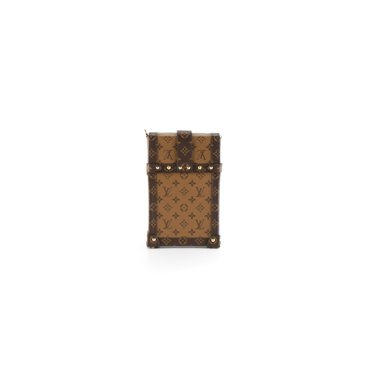 Louis Vuitton Monogram Reverse Vertical Trunk Pochette - Brown Crossbody  Bags, Handbags - LOU640769