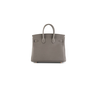 Hermes Birkin 25 Swift Etoupe - Z Stamp (2021)) - THE PURSE AFFAIR