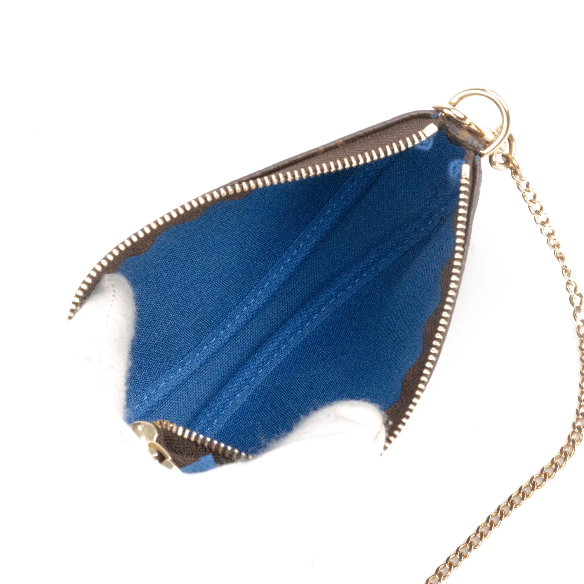Louis Vuitton Monogram Vivienne Xmas Venice Mini Pochette Accessories Bleu