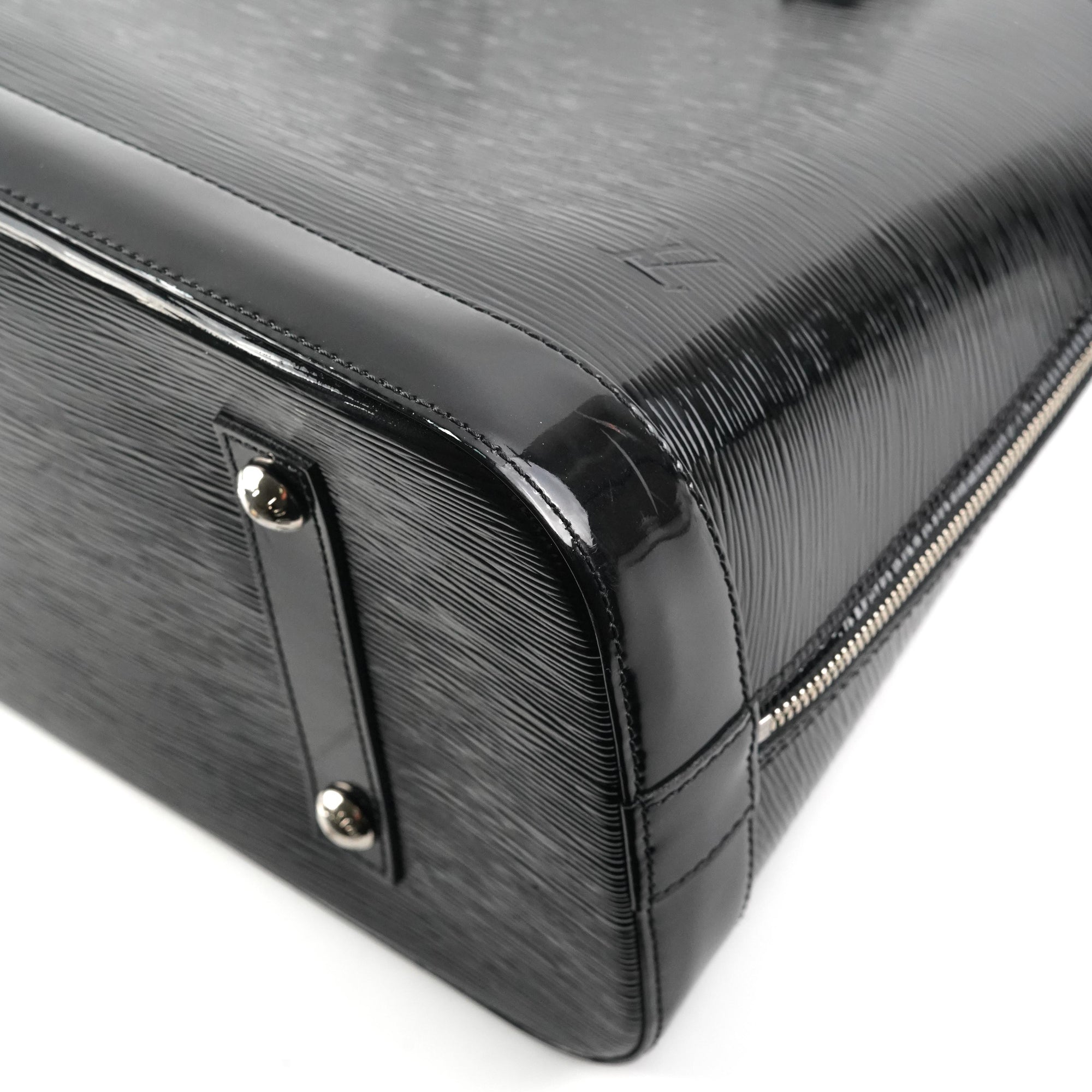 Louis Vuitton Alma GM Patent Epi Leather Black - THE PURSE AFFAIR