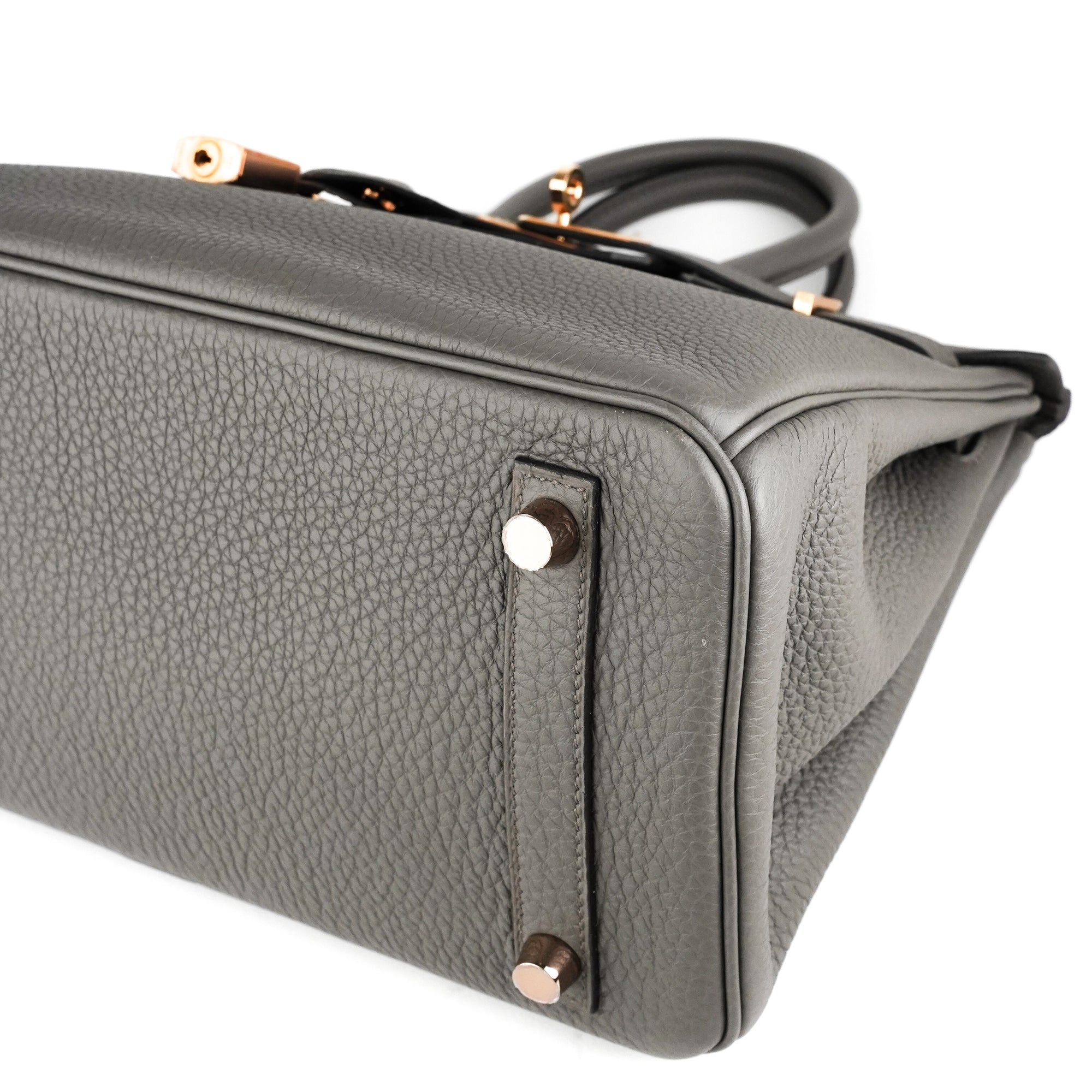 Hermes Kelly Depeches 25 Gris Etain . - The Purse Affair