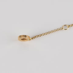 Bvlgari Onyx Necklace Yellow Gold