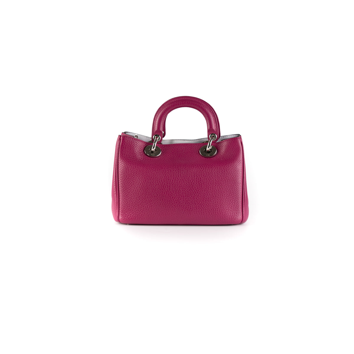 CHRISTIAN DIOR Lambskin Studded Small Diorama Flap Bag Pink 1134070   FASHIONPHILE