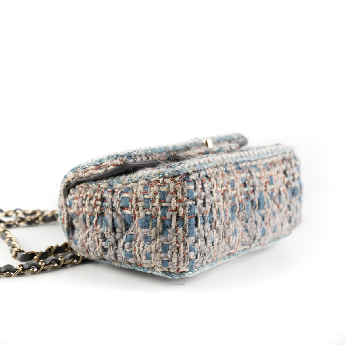 Chanel Mini Braided Classic Tweed Single Flap Bag (SHG-lsYBtL) – LuxeDH
