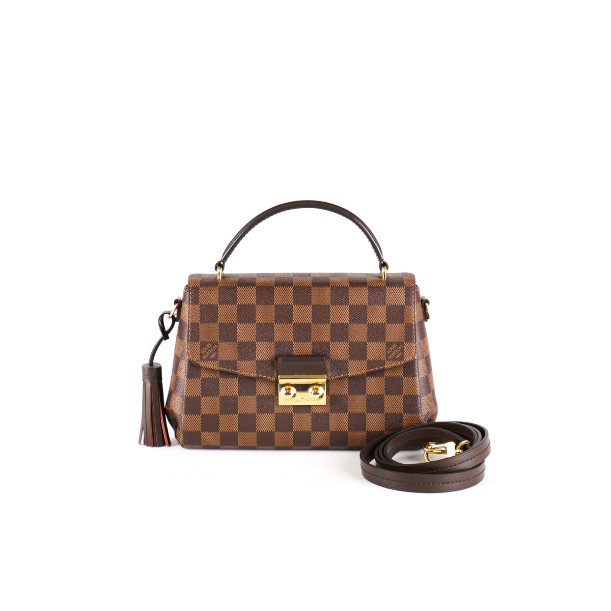 LOUIS VUITTON CROISETTE DAMIER AZUR CANVAS BAG WITH STRAP, Luxury, Bags &  Wallets on Carousell