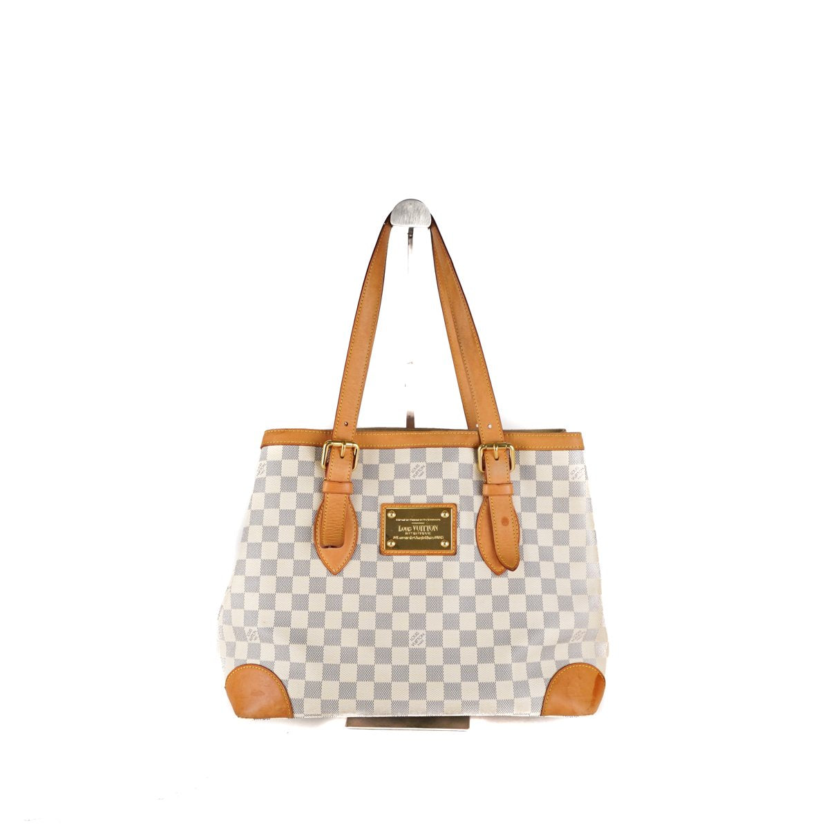 Louis Vuitton Hampstead MM Damier Azur – Addicted to Handbags