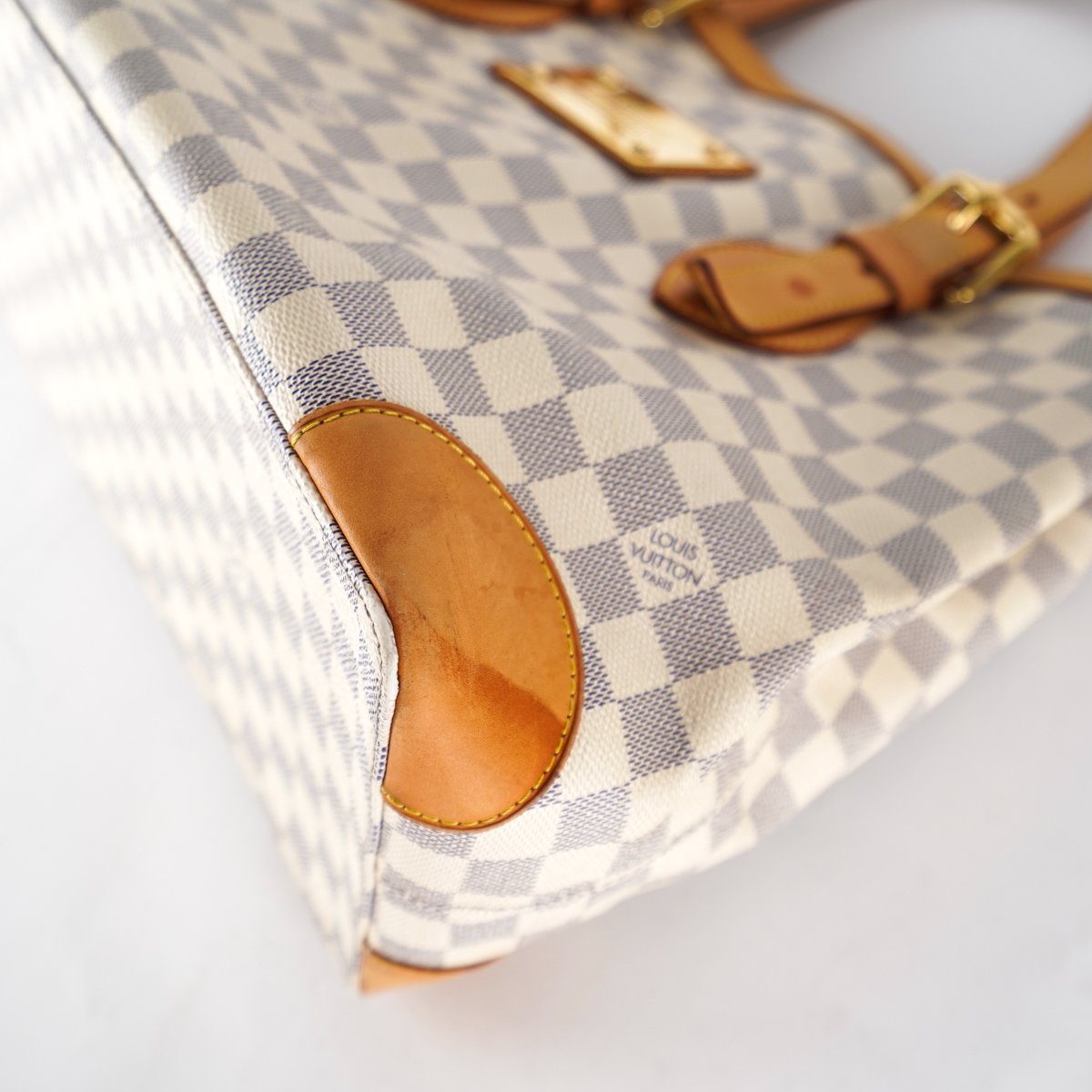 Louis Vuitton Hampstead MM Damier Azur ○ Labellov ○ Buy and Sell