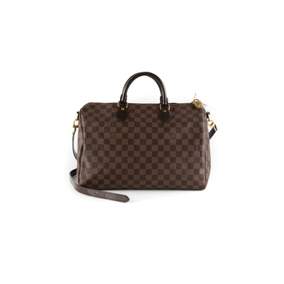 Louis Vuitton Speedy Bandouliere 35 Damier Ebene - THE PURSE AFFAIR