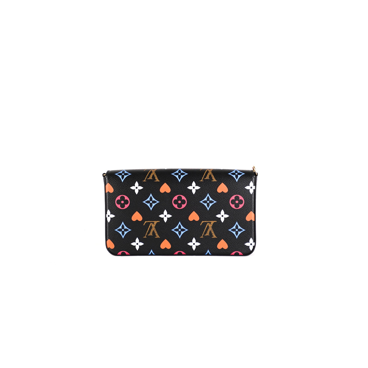 Louis Vuitton Felicie Pochette Limited Edition Game On Multicolor Monogram  Black 851811