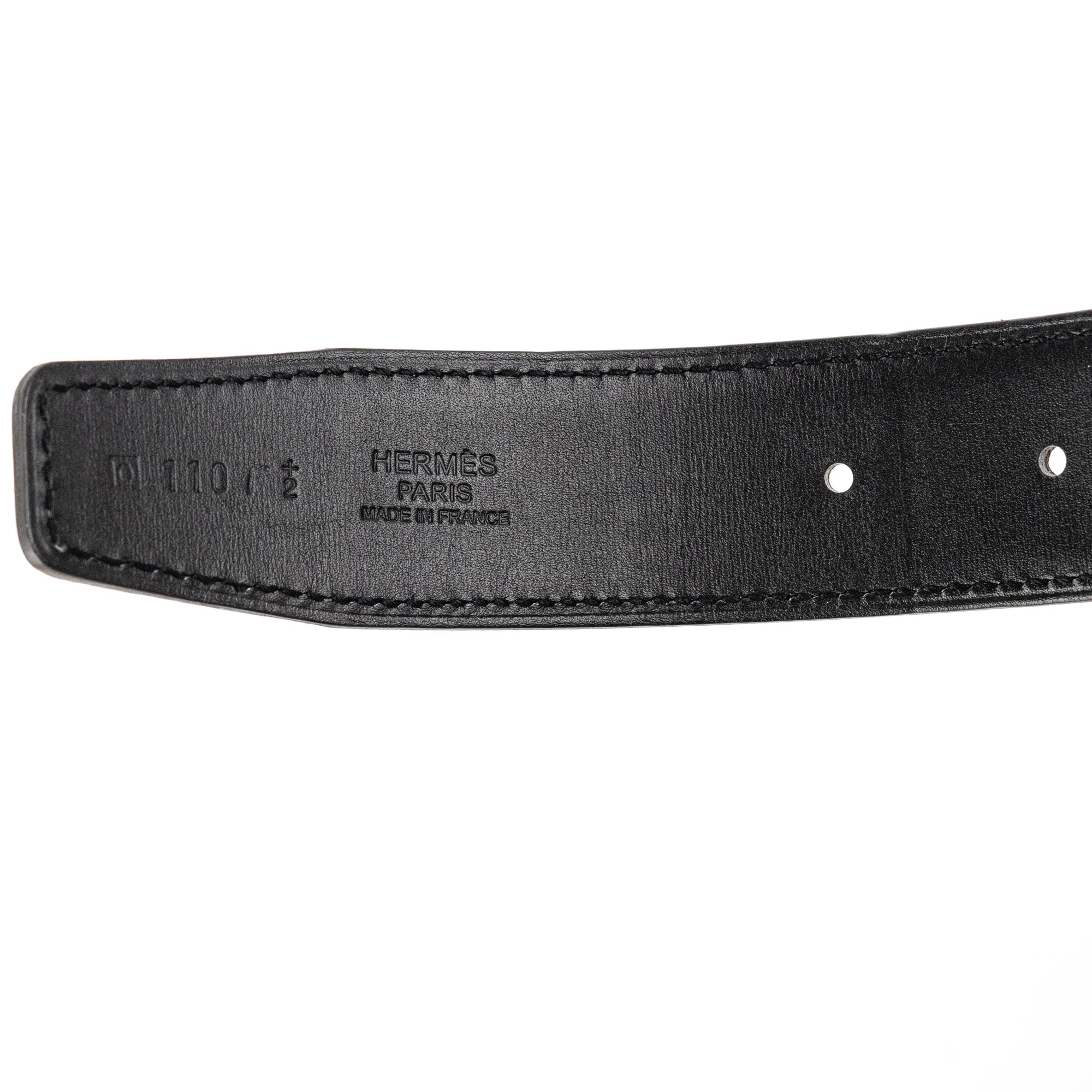 Leather belt Hermès Brown size 100 cm in Leather - 25335800