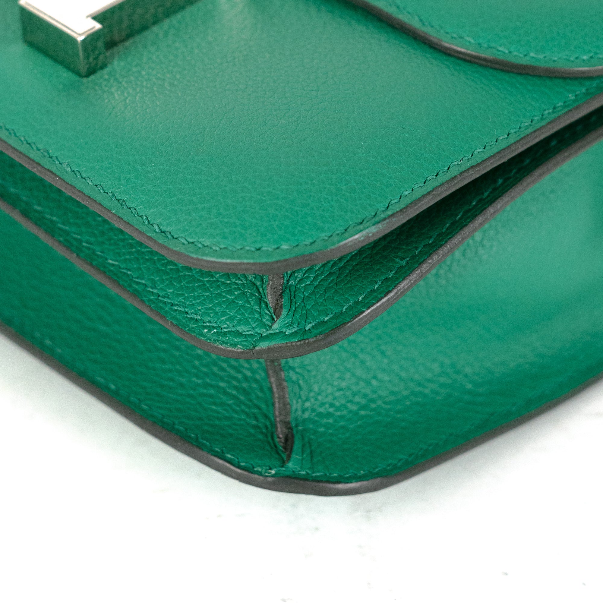Hermes Constance 18 Evercolor Green - C stamp - THE PURSE AFFAIR