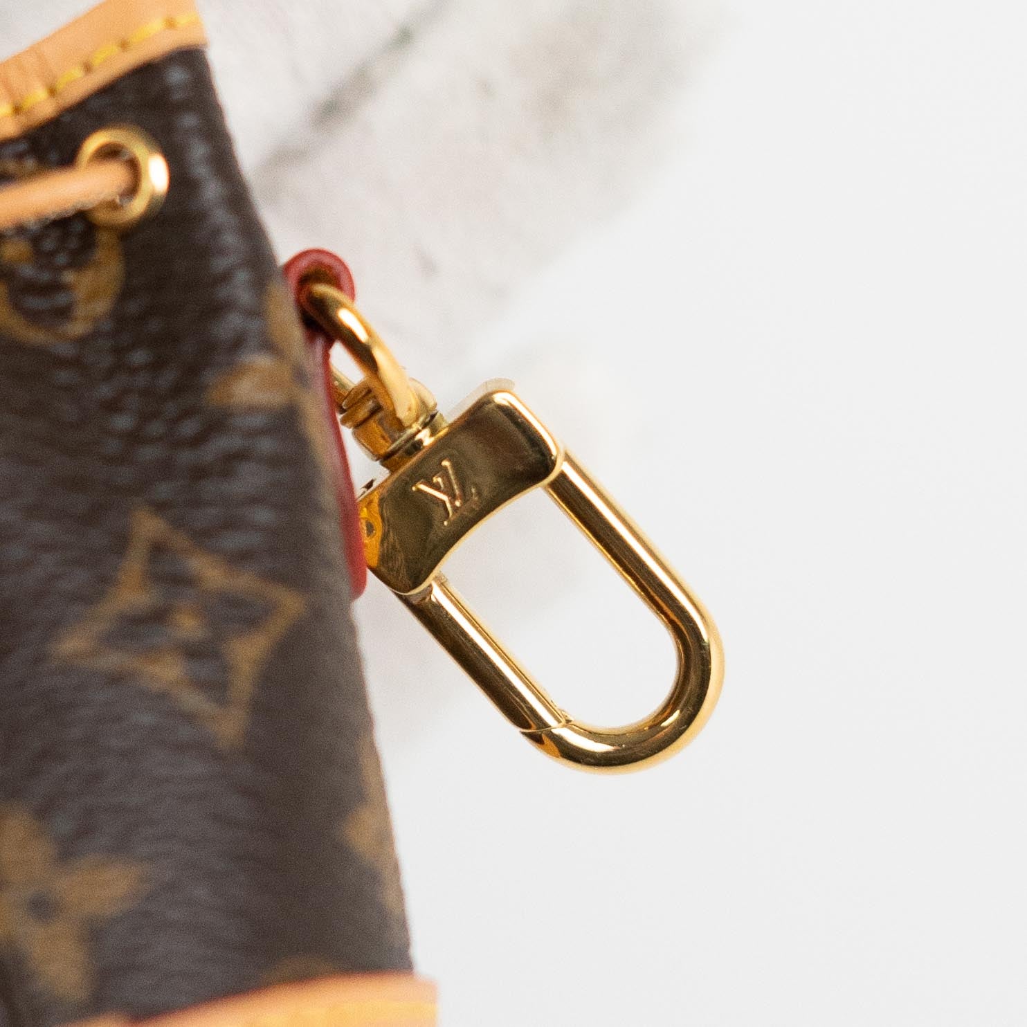 Louis Vuitton Monogram Leather Micro Noé Bag Charm