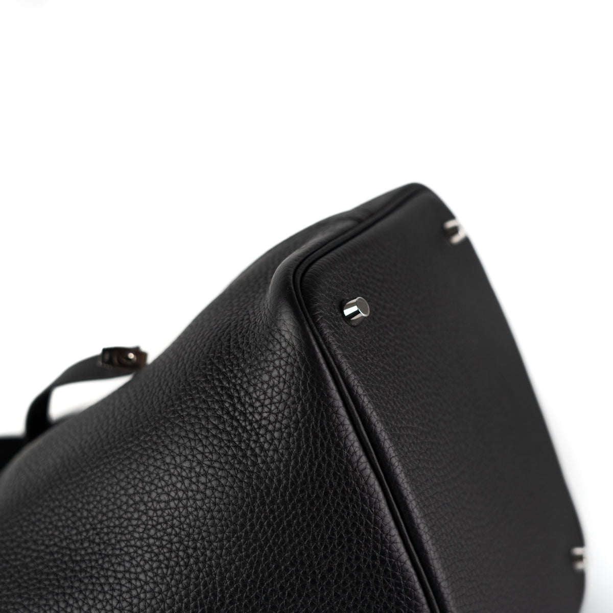 2018 Hermes Black Clemence Leather Picotin Lock 22 at 1stDibs