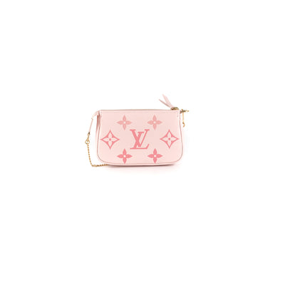 Louis Vuitton Monogram By The Pool Pochette Yellow Pink – DAC