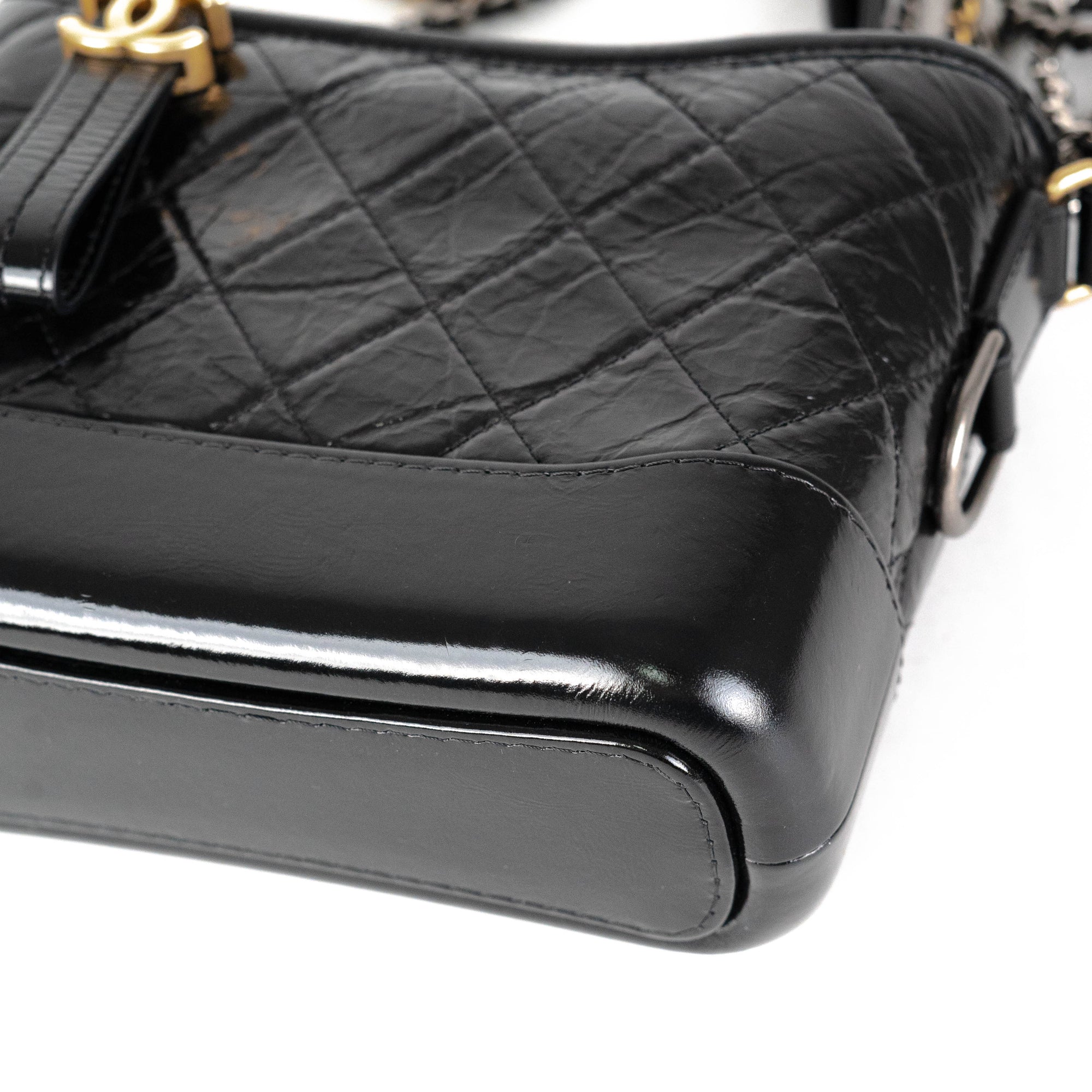 Chanel light grey Gabrielle small hobo bag Series 29, 名牌, 手袋及銀包- Carousell