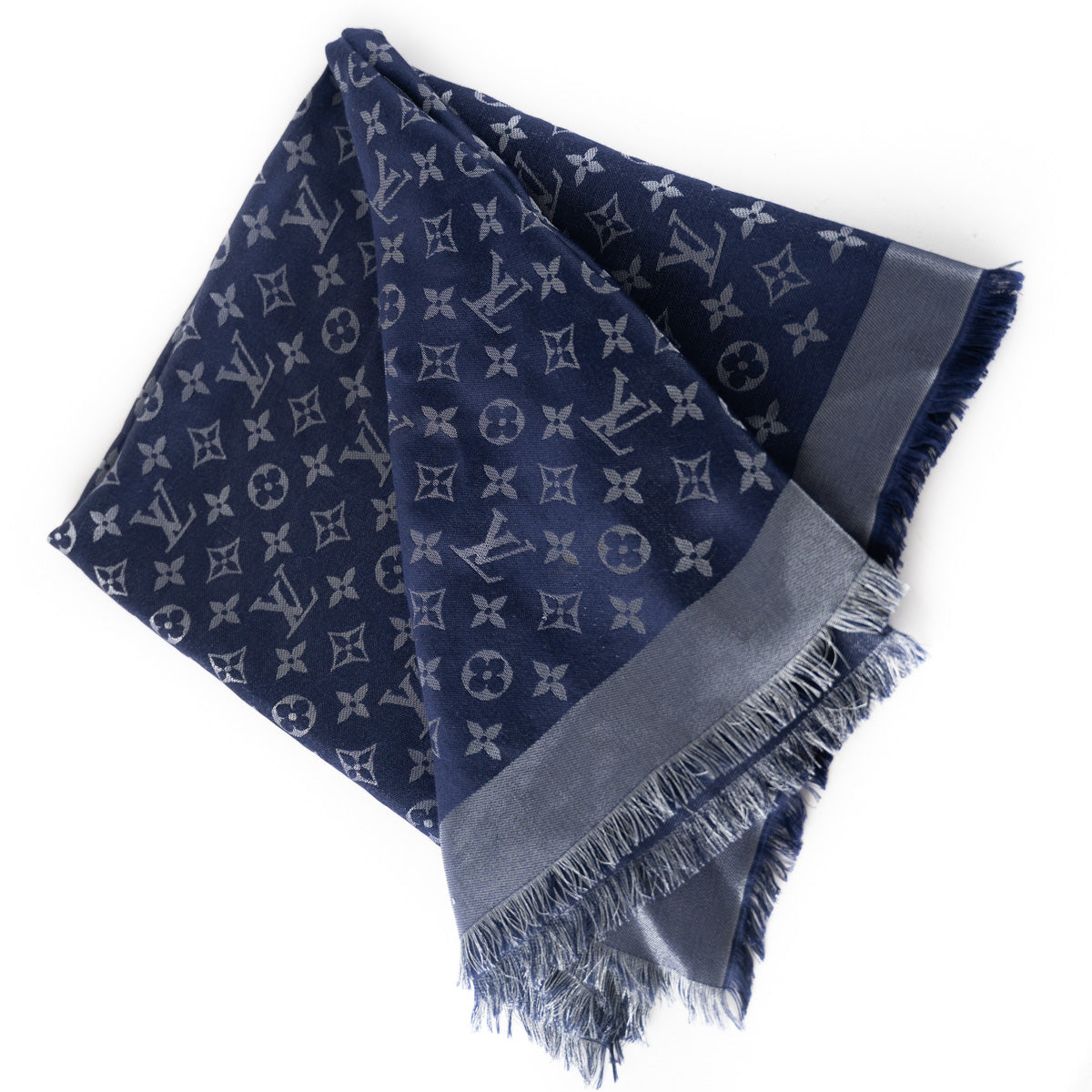 Louis Vuitton Silk Monogram Scarf  Dress Raleigh Consignment