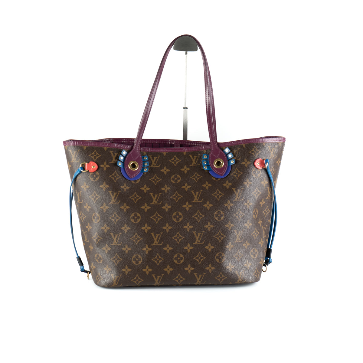 Louis Vuitton Neverfull Jungle Dot MM with Pouch Tote Bag - THE PURSE AFFAIR