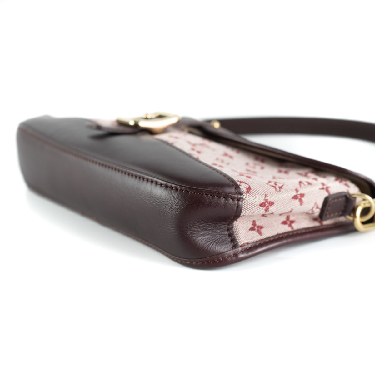 Handbag Louis Vuitton Pink in Denim - Jeans - 29330009
