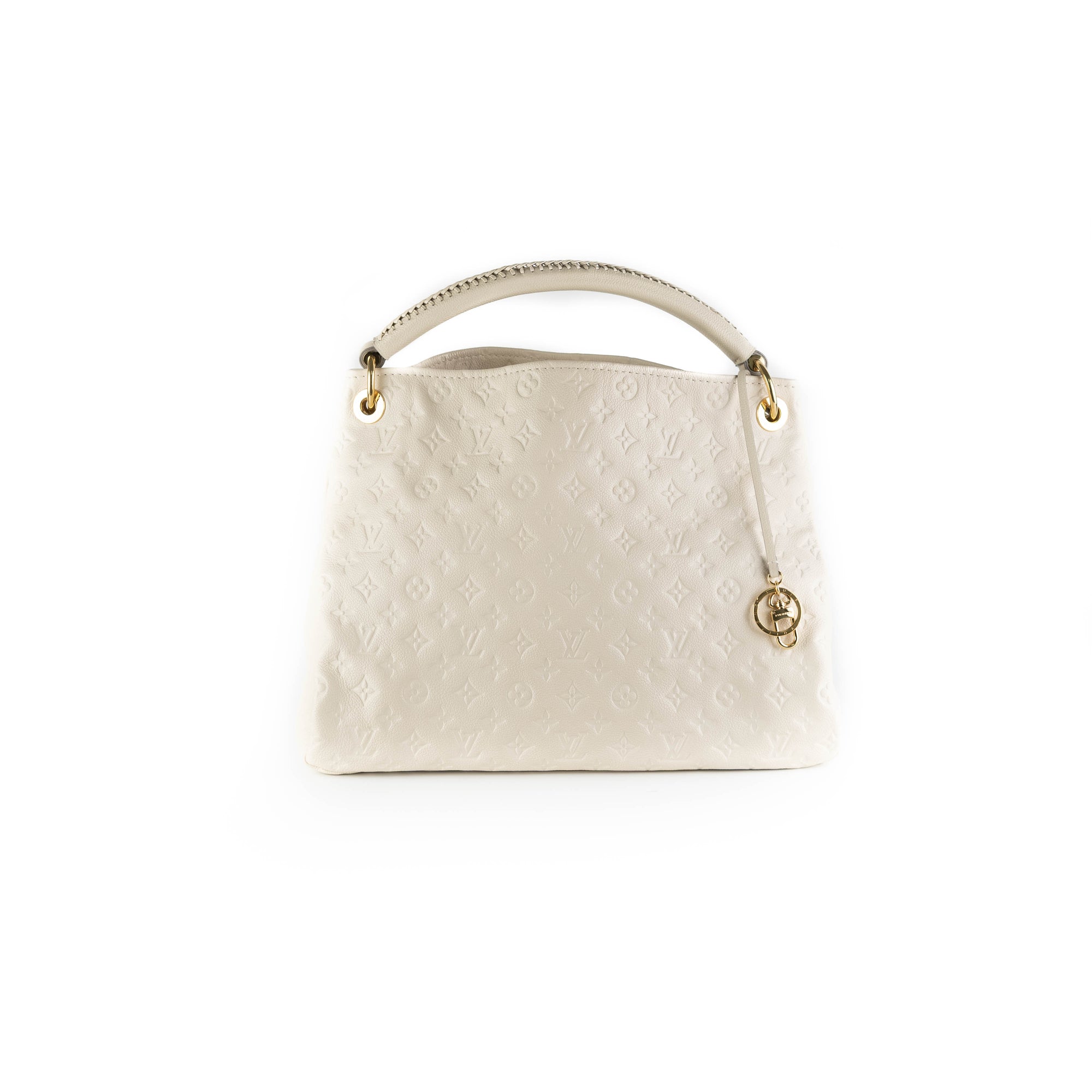 Artsy cloth handbag Louis Vuitton Beige in Cloth - 31804513