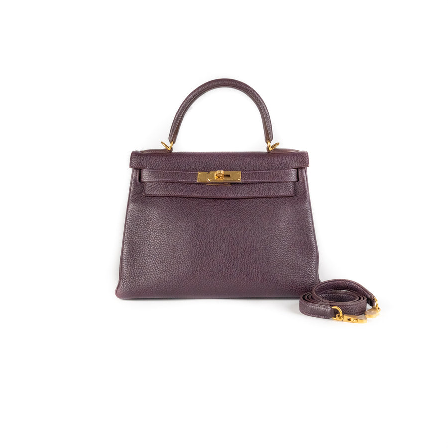 Hermes Kelly 28 Sellier Etain Epsom - THE PURSE AFFAIR