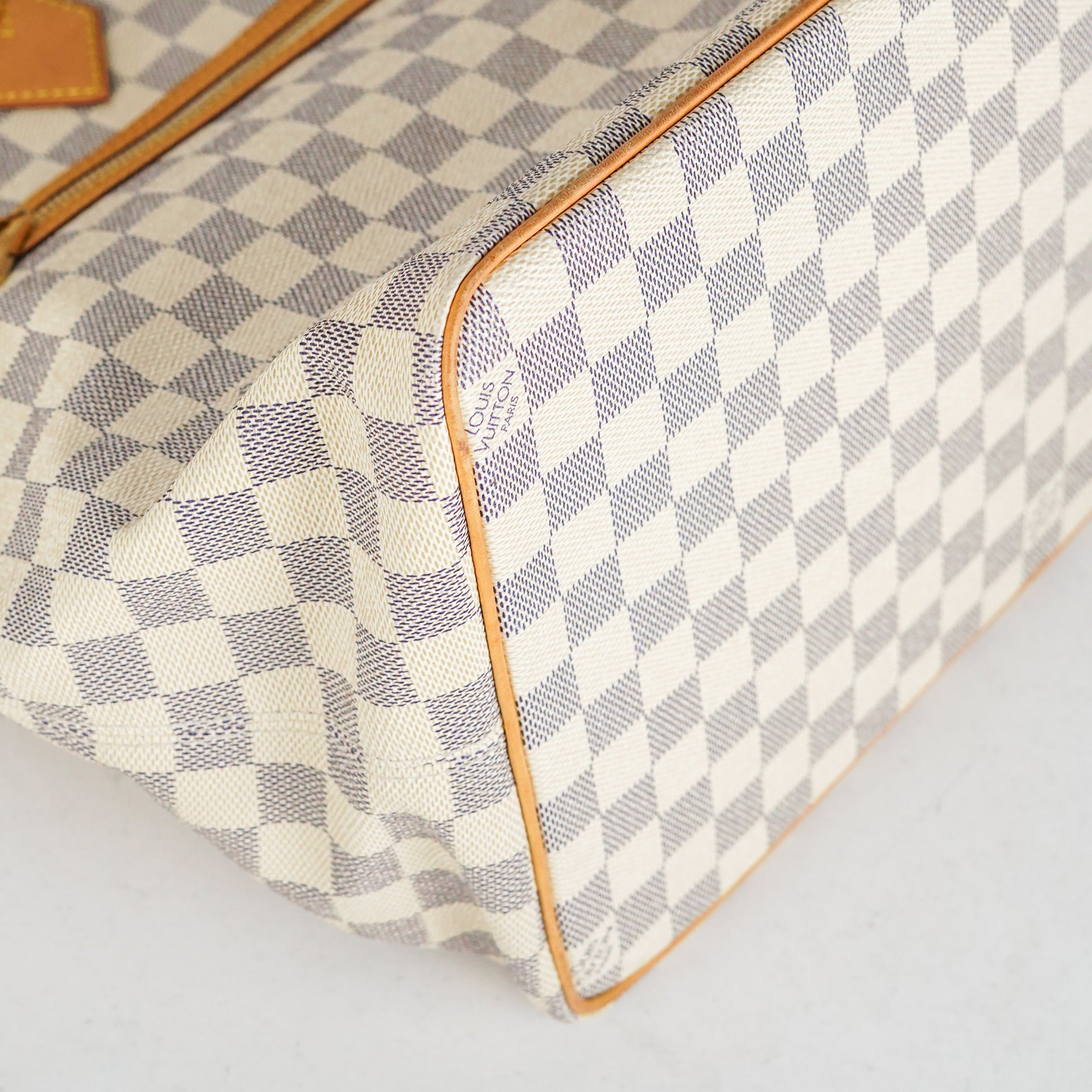 LOUIS VUITTON LOUIS VUITTON Saleya PM Tote Bag N51186 Damier Azur canvas White  Used Women N51186｜Product Code：2106800504224｜BRAND OFF Online Store