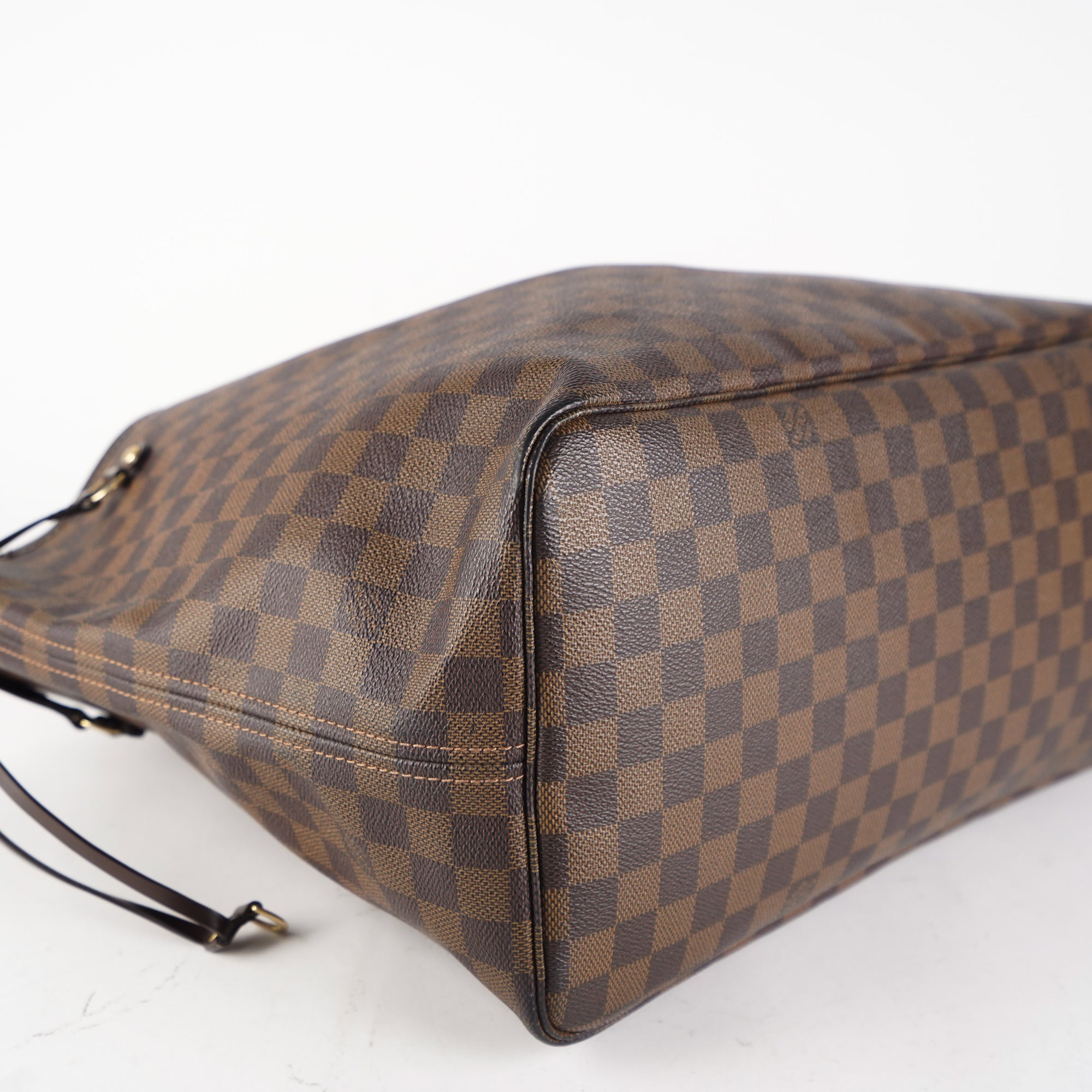 Louis Vuitton Neverfull GM Bag in Damier Ebène with Cherry Red Interior  2015 For Sale at 1stDibs
