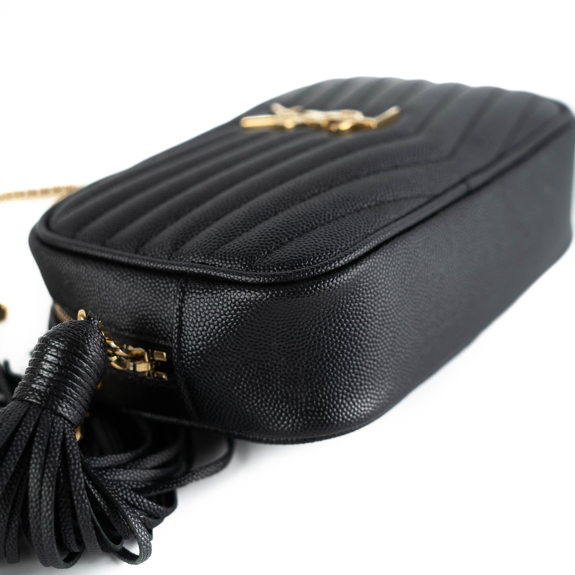 Saint Laurent Lou Mini Camera Bag Black - THE PURSE AFFAIR