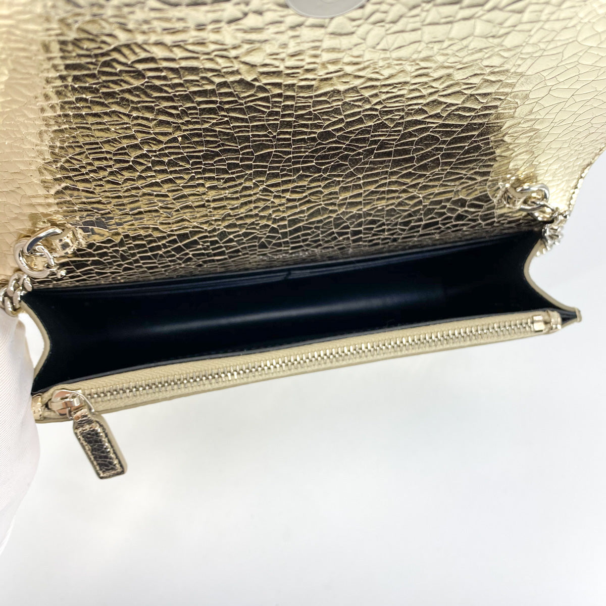 SAINT LAURENT WOC GOLD - 19 CM – ETEFT AUTHENTIC