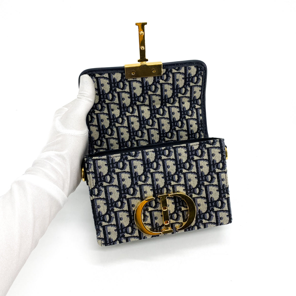 Dior Montaigne Oblique Fold Over Clutch Bag – Caroline's Fashion