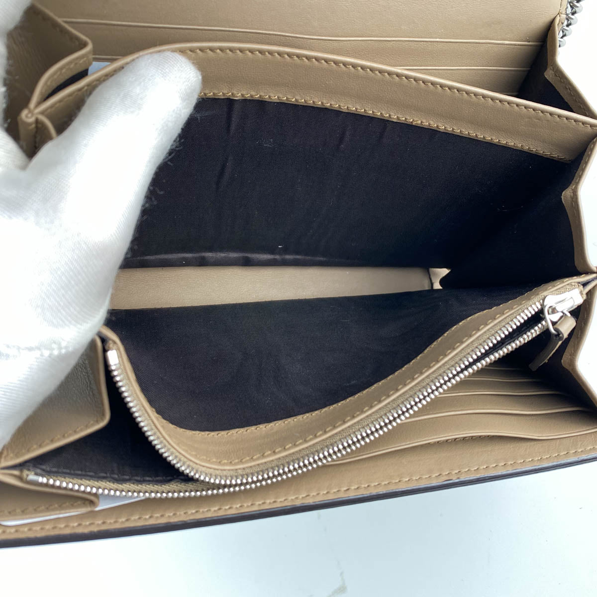Linen clutch bag Gucci Beige in Linen - 26462020