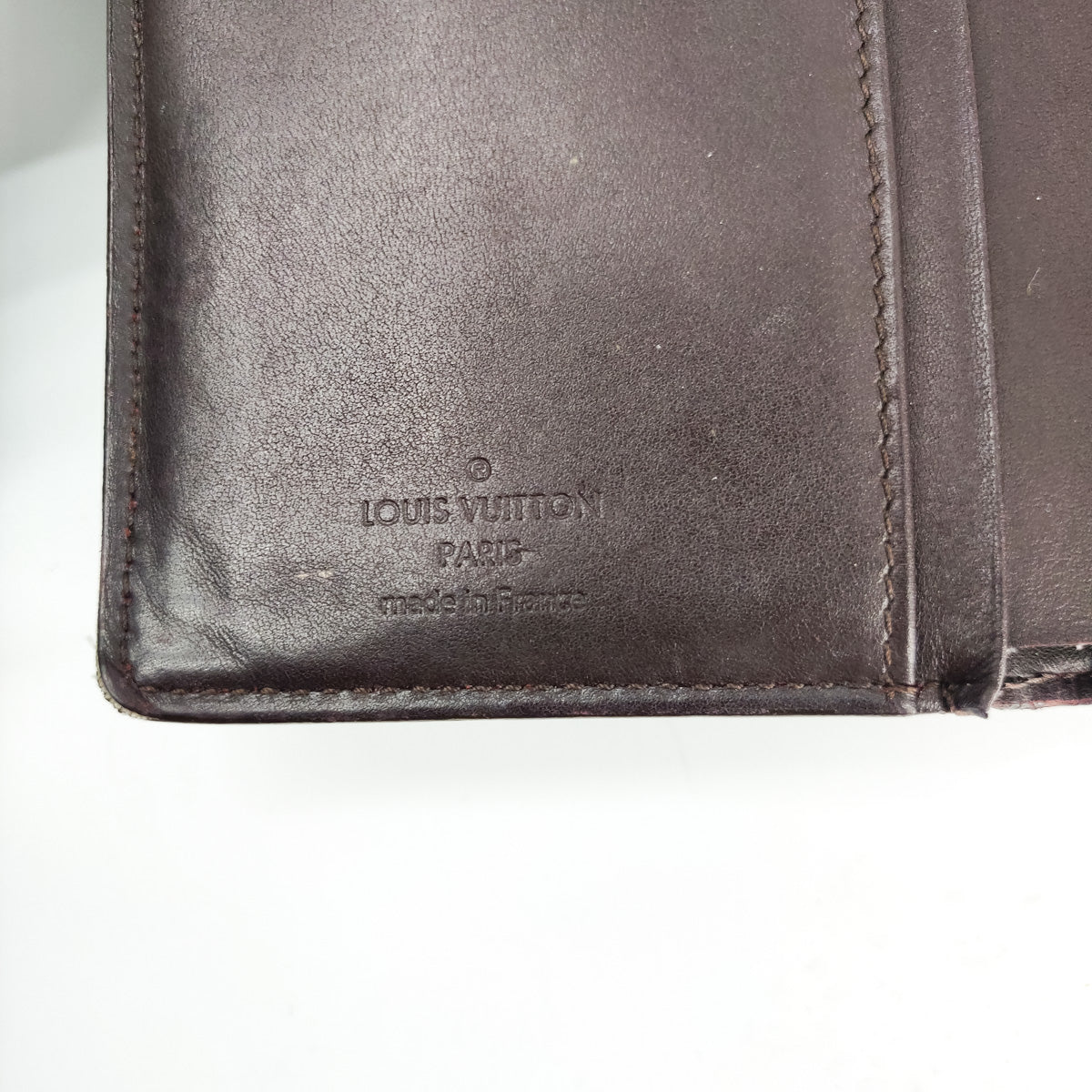 Sold at Auction: Louis Vuitton, Paris: Sage Vernis Embossed Monogram Mott  Messenger Bag & Matching Zip Wallet.