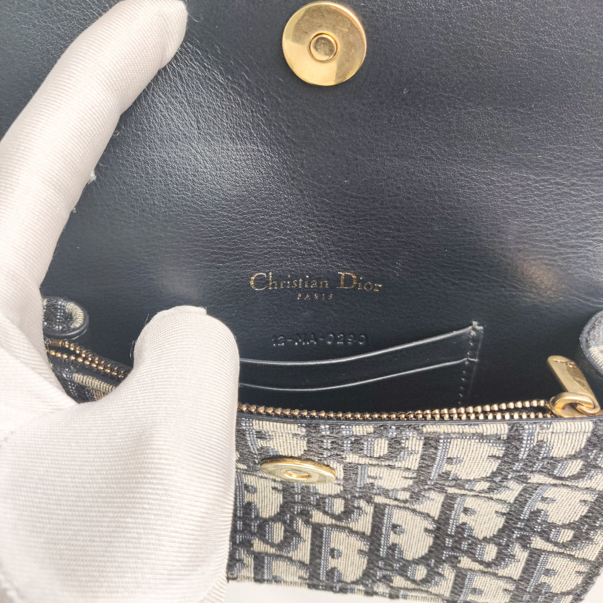 TÚI Dior World Tour Saddle Belt Bag Dior Oblique Galaxy LeatherNavy