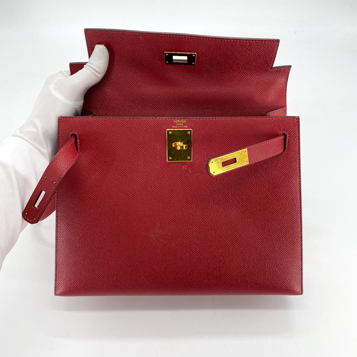 High Merchant - Hermès Kelly Epsom 28cm Rouge Casaque for